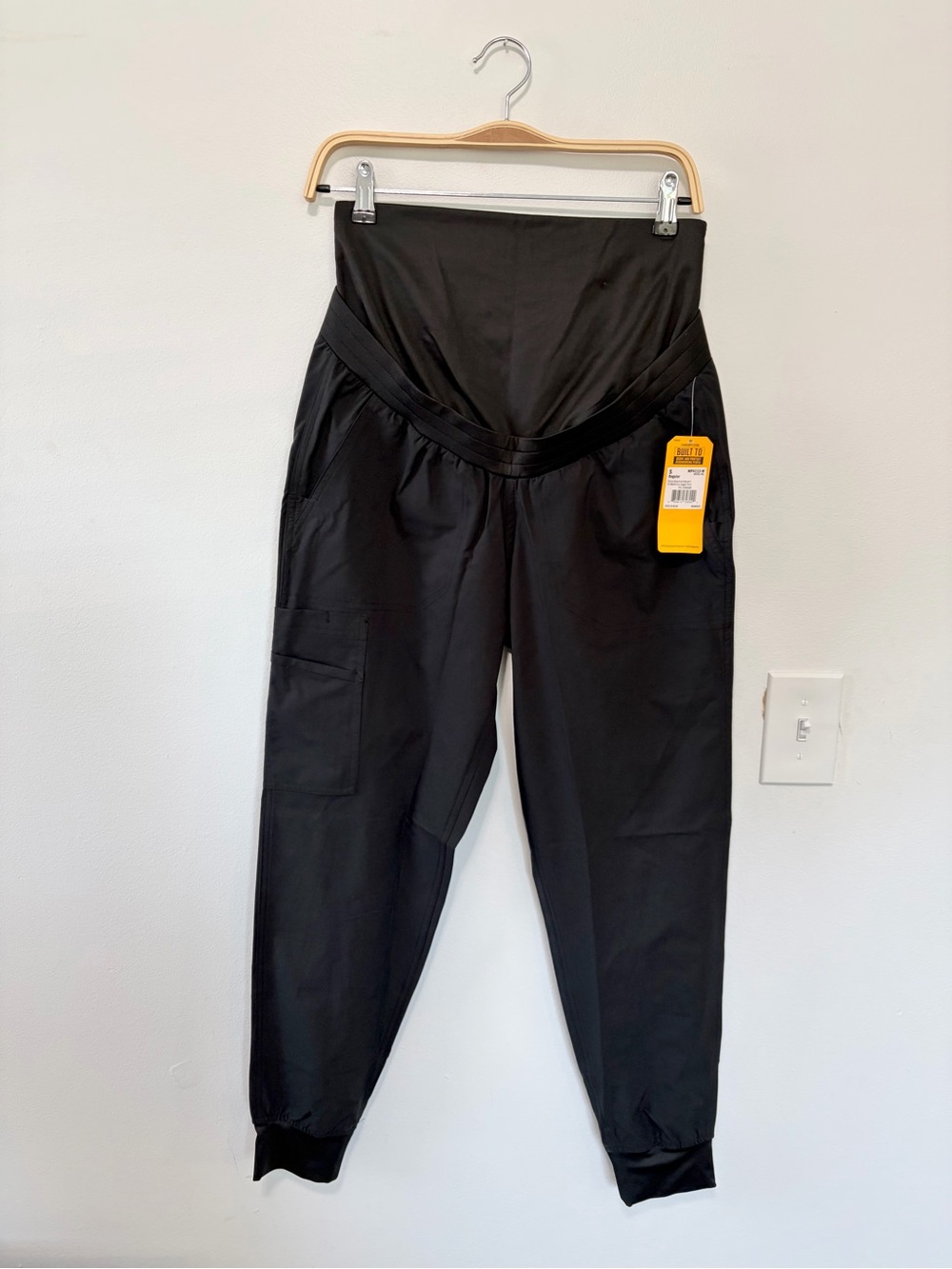 Carhartt NWT Women's Force Essentials Maternity Jogger Scrub Pant- Black- Size S